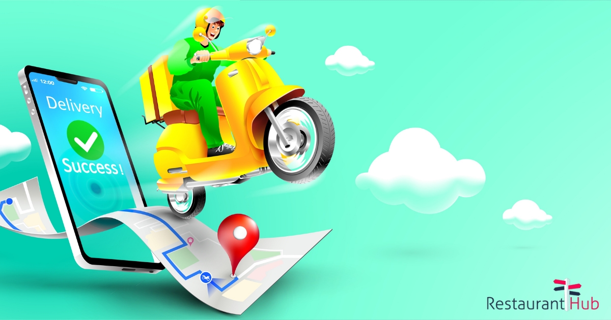 Fast food delivery from restaurant